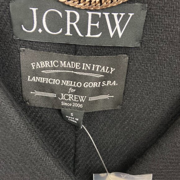 Nwt J Crew belted wool blend double breasted wrap coat - Picture 4 of 6